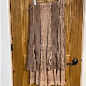Pretty angel brownish rose lace skirt